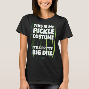Camiseta Figurino de picles Halloween É uma Bonito grande D