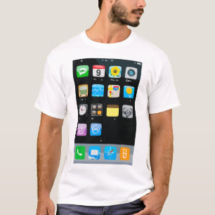 Camiseta Figurino do celular Smartphone Mobile App Hallowee