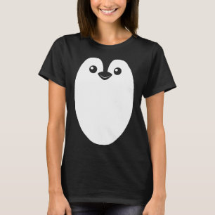 Camiseta Figurino do Dia das Bruxas de Pinguim para Homens