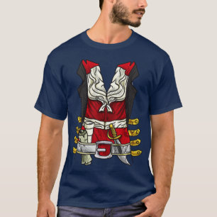 Camiseta Figurino do Partido Pirata Capitão Barco Halloween