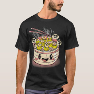 Camiseta Figurino Engraçado Comida Shumai Dim sum