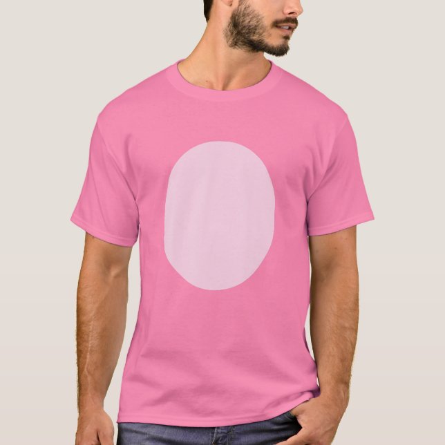 Camiseta Figurino Rosa Suíno Cinza Rosa Vestido Fúria (Frente)