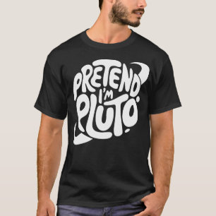 Camiseta Figurinos Adultos de Halloween Fingem que sou Plut