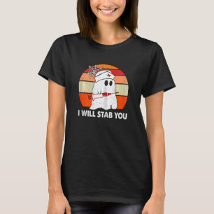 Camiseta Figurinos de Halloween 2022 Eu vou te apunhalar Gh