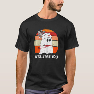 Camiseta Figurinos de Halloween 2022 Eu vou te apunhalar Gh