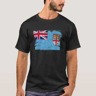 Camiseta Fiji Flag Primo Friendy Proud Retro Vinta