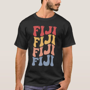 Camiseta Fiji Groovy Retro Fijian