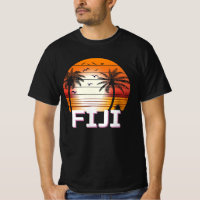 Fiji Palmeiras Vintage Verão Praia