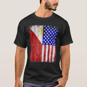 Camiseta Fil Am Filipino American Filipinas EUA América F