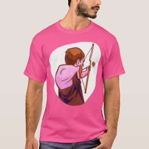 Camiseta Fila De Arco De Arranjo Para O Clube De Arqueação