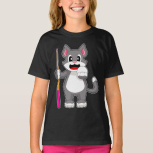 Camiseta Fila de Bilhar de Gato