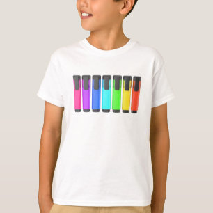 Camiseta Fila de sete isqueiros de alta qualidade, de cores