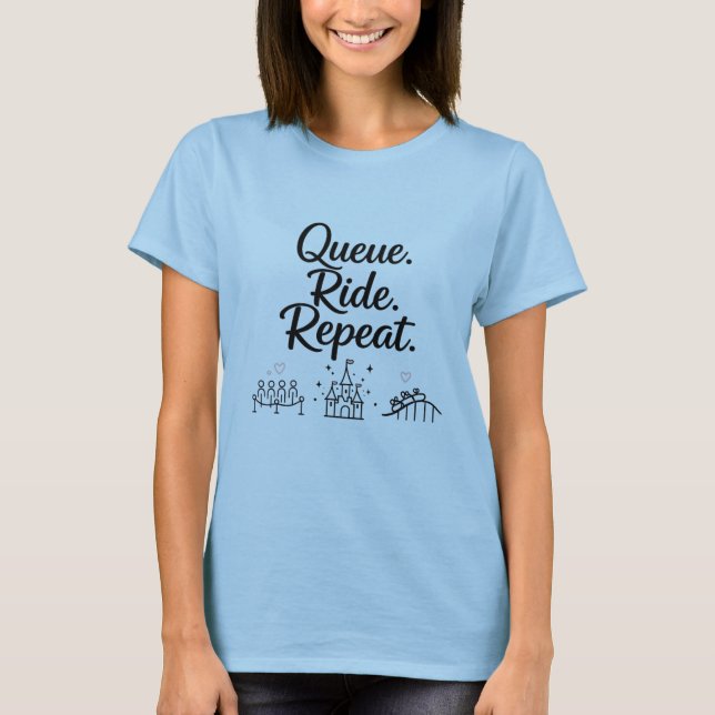 Camiseta Fila. Passeio. Repita.  (Frente)