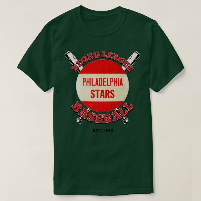 Camiseta Filadélfia Stars Negro League Baseball (Frente do Design)
