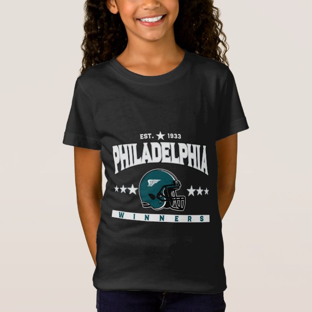 Camiseta Filadélfia vencedores da seleção de futebol (Frente)