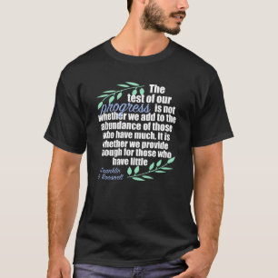 Camiseta Filantropo Progressivo da Cotação FDR Inspiracio