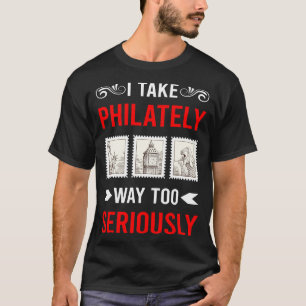 Camiseta Filatelia Seriamente Selo de Correio Selos