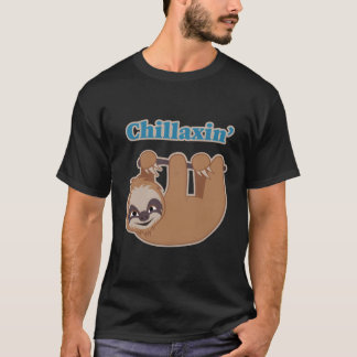 Camiseta Filaxina - Lama De Cartoon De Chillaxin Prendendo-