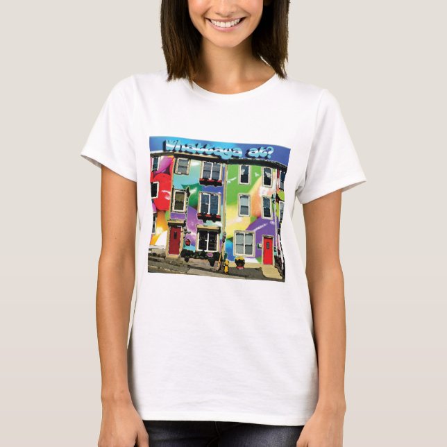 Camiseta Fileira Trippy do Jellybean (Frente)