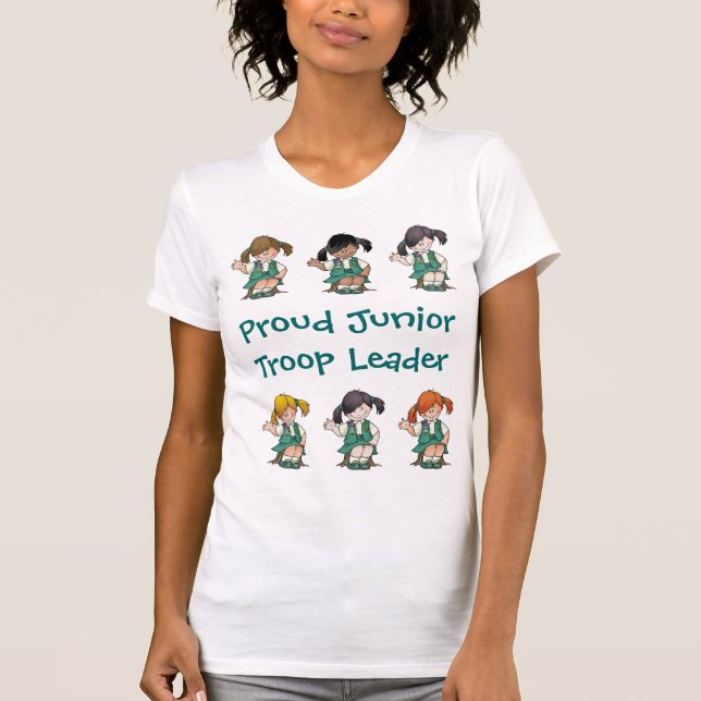Camiseta Fileiras júniors orgulhosas do júnior do líder da (Frente)