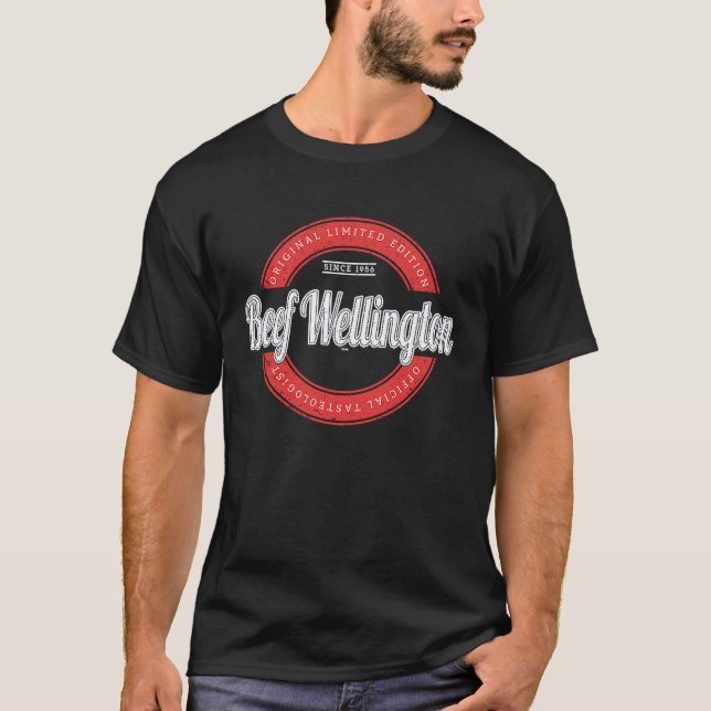 Camiseta Filete de bife Wellington Vintage (Frente)