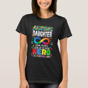 Camiseta Filha Autismo Criação Hero Groovy Mãe Autismo