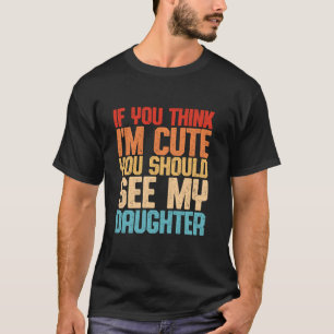 Camiseta Filha Bond mensagem sentida Pai Mamãe ama Homens W