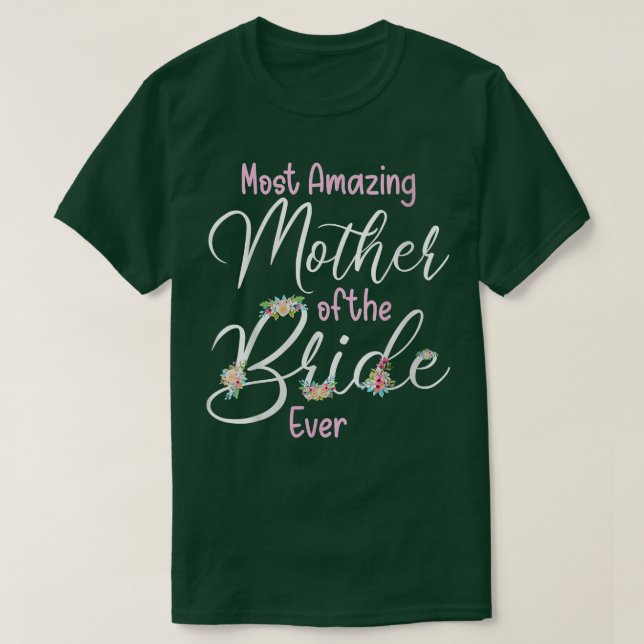 Camiseta Filha Bonita Casando Mãe Mãe Fantástica Mãe Do Br (Frente do Design)