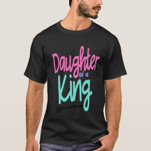 Camiseta Filha Cristã Bonita Versa de um Rei Corinto