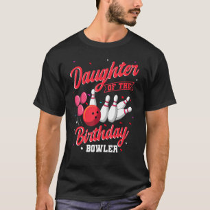 Camiseta Filha Da Célula Da Família De Boliches De Bowler D