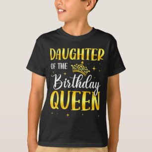Camiseta Filha da rainha de aniversário 