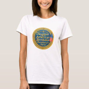 Camiseta Filha da Revolução Americana Descendente Patriota