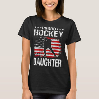 Camiseta FILHA DE Hóquei Orgulhosa dos EUA