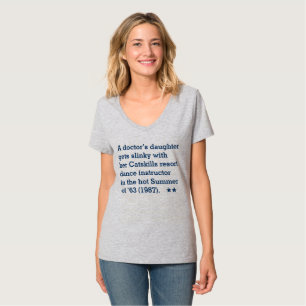 Camiseta Filha de um médico