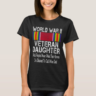 Camiseta Filha de Veterano da Segunda Guerra Mundial - Vete