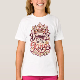 Camiseta Filha do Design Cristão do Rei