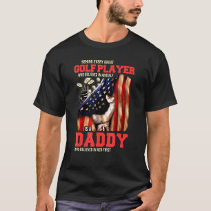 Camiseta Filha Do Jogador De Golfe Excelente E Golfe Pai B