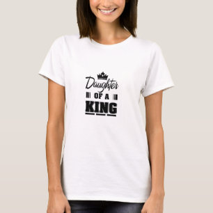 Camiseta Filha do Rei" - Dando poder à fé e à cota de royal