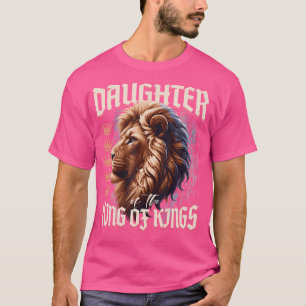 Camiseta Filha Do Rei Leão Y2K Trendy Jesus Roupa Chr