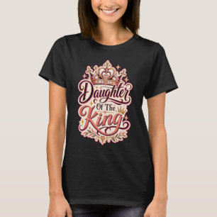 Camiseta Filha do Rei Projeto Cristão Baseado na Fé