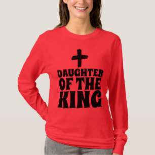 CAMISETA FILHA DO REI SENHORAS CRISTÃOS T-SHIRTS