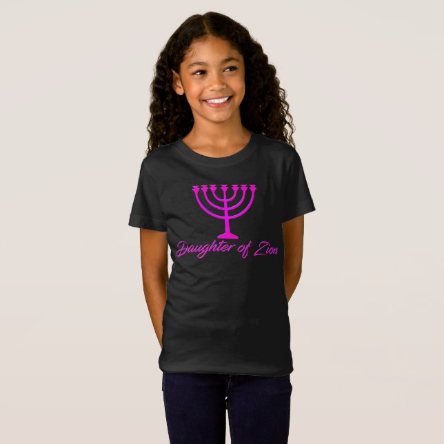 Camiseta Filha do t-shirt de Zion (meninas) (Frente Completa)
