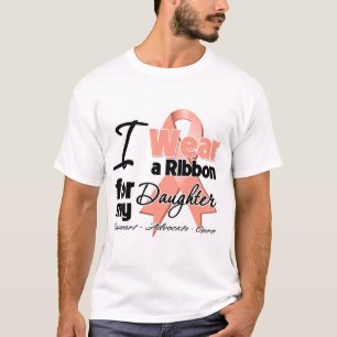 Camiseta Filha - fita uterina do cancer