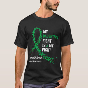 Camiseta Filha luta contra minha lesão cerebral traumática