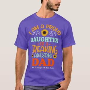 Camiseta Filha Orgulhosa de um Pai Incrível Vintage
