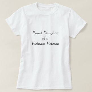 Camiseta Filha orgulhosa de um veterano de Vietnam