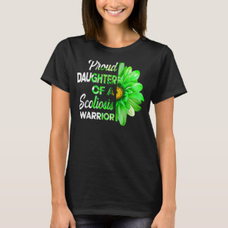 Camiseta Filha Orgulhosa De Uma Fita Verde Guerreira Da Esc