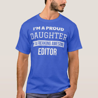 Camiseta Filha Orgulhosa do Editor
