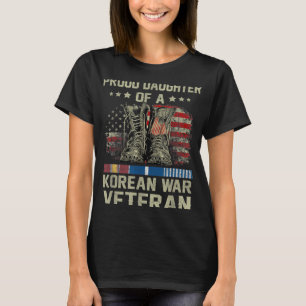 Camiseta Filha Orgulhosa Do Matador Familiar Americano De V