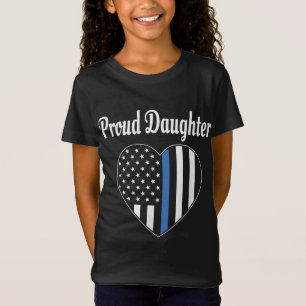 Camiseta Filha Orgulhosa do Policial - Polícia
